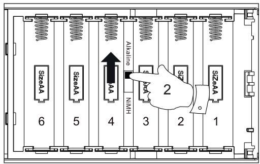 ROBERTS RadioI-STREAM 3 - Utilisation de la batterie à l'aide de batteries alcalines - 2
