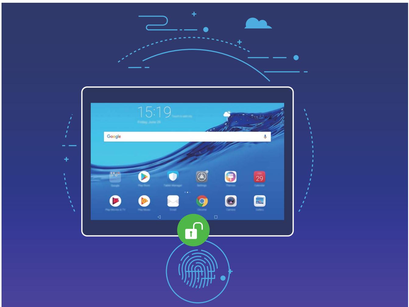 HUAWEI TABLETTE_MULTIMEDIAPACK_MS5LT+MSD - Identification via empreinte digitale : bénéficier d'une navigation plus rapide et d'une sécurité accrue - 1