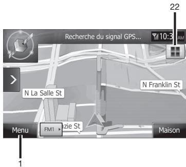 CLARION FX503E - Sélection de la destination d'un itinéraire - 3