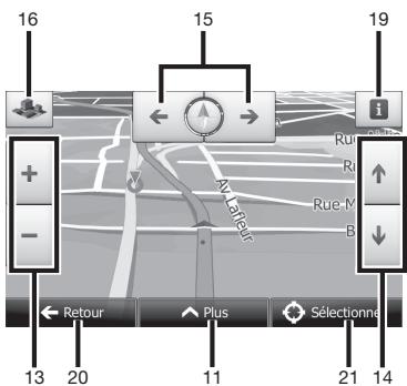 CLARION FX503E - Écran carte - 1