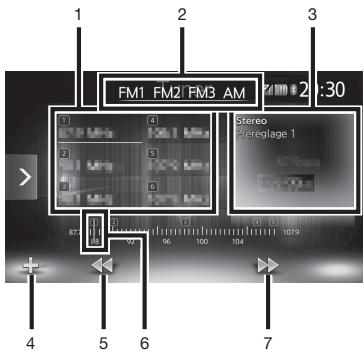 CLARION FX503E - Écouter la radio - 1