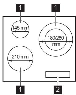 ELECTROLUX DIT60542CS - Description de la table de cuisson - 1