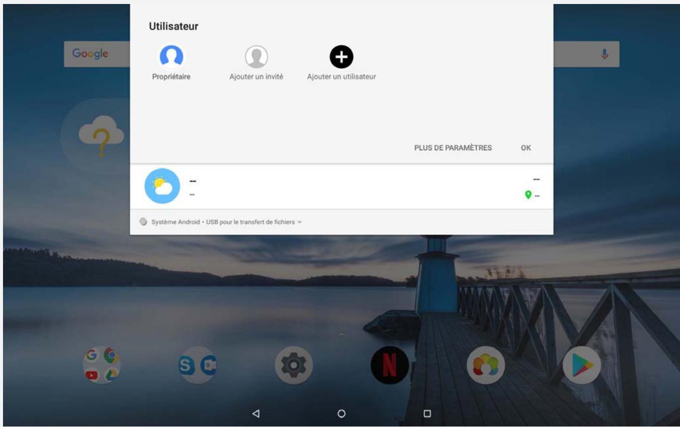 LENOVO P10 - Création de nouveaux comptes utilisateurs - 1