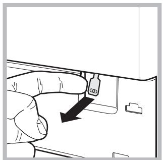 HOTPOINT ARMXXL125 - Ouverture manuelle de la porte hublot - 3