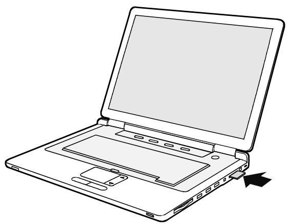 FUJITSU NC - Insérer une carte memory card - 1