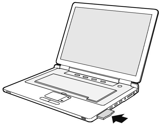 FUJITSU NC - Retirer une carte expresscard - 2