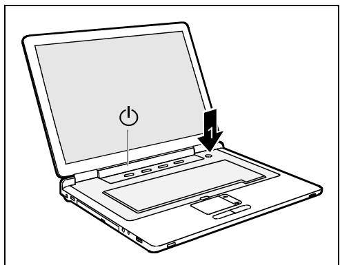FUJITSU NC - Mettre le notebook sous tension - 2