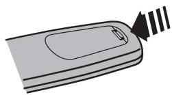 PHILIPS VR550 - Préparation de la télécommande pour le fonctionnement - 1