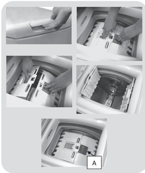 THOMSON TOP614 - Opening/closing the drum - 1