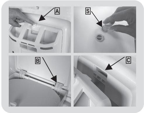 THOMSON TOP614 - Cleaning the detergent dispenser and its compartments - 1