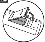 TOSHIBA RD-XV50KF - Installation des Piles Dans la Télecommande - 3