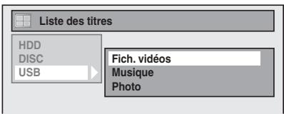TOSHIBA RD-XV50KF - En mode d'arrêt, branchez votre USB à mémoire Flash. - 2