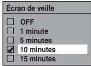 TOSHIBA RD-XV50KF - Ecran de veille (Par défaut: 10 minutes) - 1