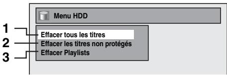 TOSHIBA RD-XV50KF - Menu HDD - 1