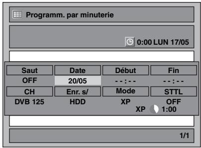 TOSHIBA RD-XV50KF - Entre la date en utilisant le [ / ] , puis appuyez sur le [>. - 2