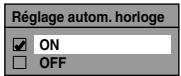 TOSHIBA RD-XV50KF - Réglage autom. horloge (Par défaut: ON) - 1