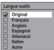 TOSHIBA RD-XV50KF - Langue audio (Par défaut: Original) (DVD uniquement) - 1