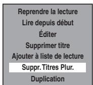 TOSHIBA RD-XV50KF - Effacement des Titres Sélectionnés - 2