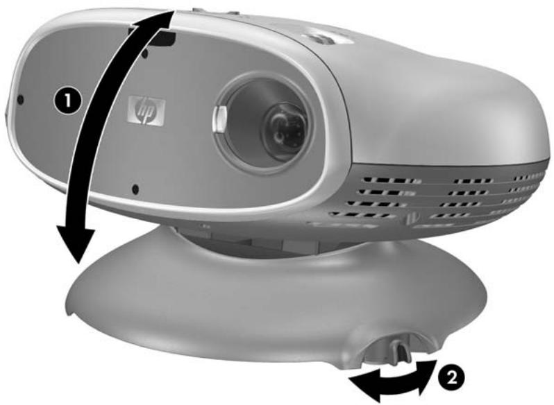 HP EP 7122 GRIS - Orientation du projecteur - 1