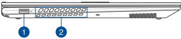 ASUS TP3402VA - Näkymä vasemmalta - 1