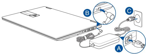 ASUS TP3402VA - Kannettavan tietokoneen lataaminen - 2