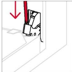 ROSIERES RO6T3T1CTB - 6.2.2.EXTÉRIEUR DU FOUR:retrait et nettoyage de la porte en verre - 2