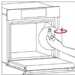 ROSIERES RO6T3T1CTB - Changement de l'ampoule du haut : - 3