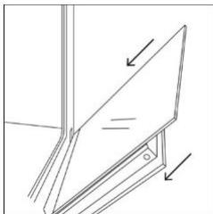ROSIERES RO6T3T1CTB - 6.2.2.EXTÉRIEUR DU FOUR:retrait et nettoyage de la porte en verre - 8