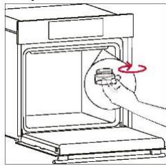 ROSIERES RO6T3T1CTB - Changement de l'ampoule du haut : - 5