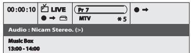 THOMSON DTH 8657 - Bandeaux d'informations - 1