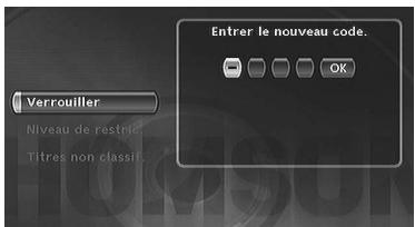 THOMSON DTH 8657 - Verrouillage - 1