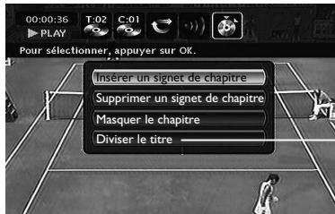 THOMSON DTH 8657 - Accès au menu d'édition - 1