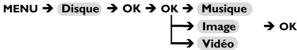 THOMSON DTH 8657 - Lecture d'image et de son (JPEG, MP3, wma) - 2