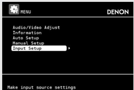 DENON AVR 3311 - Appuyez sur MENU. - 1