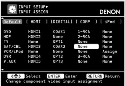 DENON AVR 3311 - Appuyez sur MENU. - 3