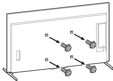 SONY LCDXR-65A80L - Pemasangan TV di dinding dari Penyangga di Atas Meja - 2