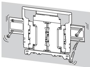 SONY LCDXR-65A80L - Pastikan untuk memasang Braket Penyangga Dinding dengankuat pada dinding dengan mengikut petunjuk dalam petunjuk penggunaan ini. - 1