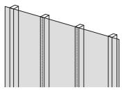 SONY LCDXR-65A80L - Dinding gypsum dengan baut tanam - 1