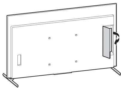 SONY LCDXR-65A80L - TV:n asennus seinälle poytajalustasta - 1
