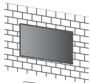 SONY LCDXR-65A80L - B fixation du support de fixation murale à du béton plein ou à un bloc de béton - 1