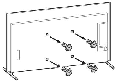 SONY LCDXR-65A80L - Montieren des Fernsehgeräts an der Wand vom Tischständer aus - 2