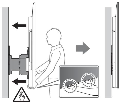 SONY LCDXR-65A80L - Installazione del tevisore a parete - 8