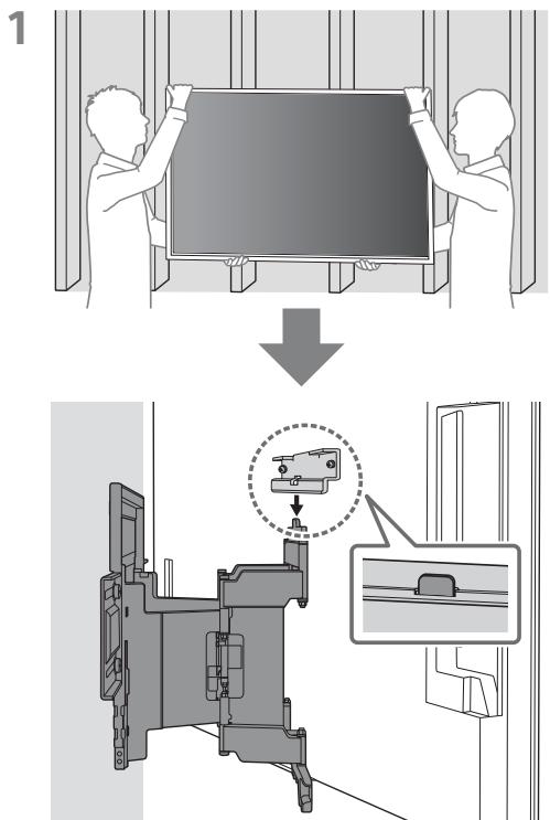SONY LCDXR-65A80L - Montieren des Fernsehgeräts an der Wand - 2