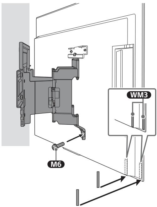 SONY LCDXR-65A80L - Memasang TV pada dinding - 4