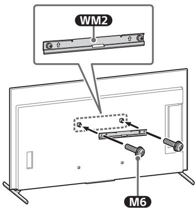 SONY LCDXR-65A80L - Pripevnete WM2 k TV s pouzitim M6. - 1