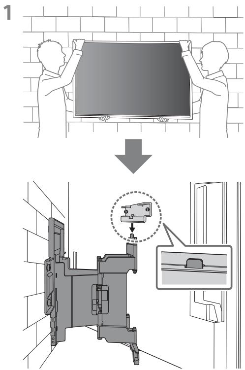 SONY LCDXR-65A80L - Mоntаж Ha TeJIeBn3opa Ha CTeHaTa - 2