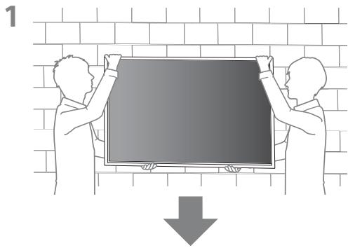 SONY LCDXR-65A80L - Instalação do televisor na parede - 2