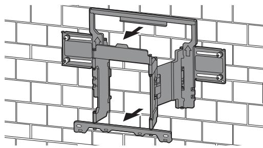 SONY LCDXR-65A80L - Tarik keluar dengan braket tingga ujangnya. - 1