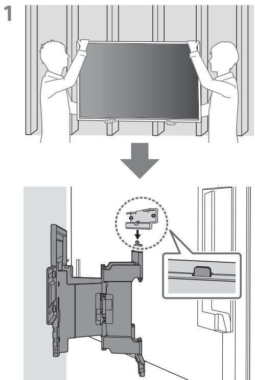 SONY LCDXR-65A80L - Memasang TV pada dinding - 2