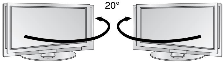 LGTELéVISEUR NC - Pivotement de I'ecran - 2